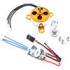 U-Angel-1988 A1504 2200KV 2700kv 2900KV 3200KV 9G Micro Motore Brushless W/Supporto con 10A ESC Per RC Drone Aereo Copter Quadcopter UFO