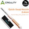 BEGRINT Ugello Creality Quick-Swap 0,4 mm 1 pz per K1 Max K1C Ender-3 V3 Ugello in acciaio temprato Stampa ad alta velocità aggiornata