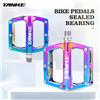 TANKE pedali per bicicletta TANKE TP-20 ultraleggero in lega di alluminio colorato cavo antiscivolo accessori per mountain bike Pedali MTB