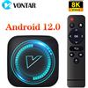 VONTAR TV Box Android 12 Allwinner H618 Quad Core Cortex A53 Supporto 8K Video 4K BT Wifi Google Lettore multimediale vocale Set top box