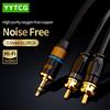 YYTCG HiFi Stereo Cavo audio da 3,5 mm a 2RCA Jack da 3,5 a 2 RCA maschio Adattatore Splitter per amplificatori Cavo audio Home Theater