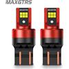 MAXGTRS 2x Lampadine LED P21W BA15S Canbus 1156 BAY15D 1157 P21/5W T20 W21W per Auto, Luce Bianca 6500K, Luci Freno Rosse, Luce Retromarcia, DRL