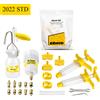 riderace Strumenti del kit di spurgo dell'olio per freni a disco idraulici della bicicletta per SHIMANO, SRAM, Avid, MAGURA Series MTB Strumento di riparazione dei freni per bici da strada Ezmtb