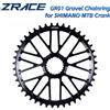 ZRACE GR01 Gravel / MTB corona, 40T 42T 44T, per SHIMANO M9100 / M8100 / M7100 / M6100 / MT900 manovella