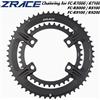ZRACE 105 FC-R7000 / ULTEGRA FC-R8000 / DURA-ACE FC-R9100 Corona da strada asimmetrica, 50-34T 52-36T 53-39T, 110BCD BCD110 4 bulloni