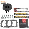 PowerMotor Moto Reed Valve V Force3 V308A per Kawasaki KX250 1987-2004 Mainfold Boot tubo di aspirazione valvole Race Motocross accessori