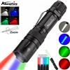 Alonefire 4 in 1 Zoom multicolore Led Bianco/Rosso/Verde/Blu Torcia elettrica Caccia esterna Fotografica Selfie Escursionismo Campeggio Totch