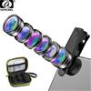 APEXEL Kit Universale 6 in 1 di Lenti per Fotocamera Smartphone: Lente Fisheye, Grandangolare, Macro, Filtro CPL/StarND32 per Quasi Tutti gli Smartphone