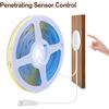 Lcamaw Illuminazione a strisce LED flessibili 5V FOB USB COB Nastro luminoso a LED Penetrante Interruttore tattile Sensore di movimento Camera da letto Armadio da cucina Decor