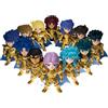 Bandai 11 centimetri Saint Seiya Anime Figura Mito Panno Leone Aiolia Acquario Camus Cancro DeathMask Golden Zodiac Knight Action Figure Modello Giocattolo
