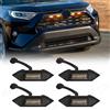 MAGIC COLORM 4PCS HA CONDOTTO Le Luci Della Griglia Per Toyota RAV4 2019 2020 2021 2022 Griglia Anteriore di Avvertimento DRL Lampada di Marcia Diurna luci di Giorno Accessori Auto