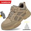 TANRDON Isolamento 10KV Scarpe di sicurezza da uomo Anti-smash Traspirante Elettricista Stivali da lavoro per saldatura Calzature maschili a prova di puntura