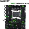 MACHINIST Scheda Madre MACHINIST X99 PR9 Supporto TPM2.0 LGA 2011-3 CPU Intel Xeon E5 V3&V4 RAM DDR4 Slot SATA/NVME M.2 USB3.0