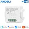 ANDELI Tuya DIY Breaker Wifi Smart Light Switch Modulo 10A 100-240V Due Way App Remote Control Lavora con Alexa Google Home 1/2/3/4Gang