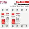 EARU 2P 4P 10/30/100/300mA Tipo A RCCB RCD ELCB Interruttore automatico a corrente residua elettromagnetica Interruttore differenziale Interruttore di sicurezza