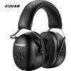 ZOHAN Cuffie elettroniche 5.0 Cuffie antirumore Bluetooth Cuffie per la protezione dell'udito per la sicurezza musicale Riduzione del rumore Ricarica