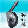 JoyMaySun Snorkeling subacqueo Full Face Bambini Maschera da nuoto Set Maschere respiratorie per immersioni subacquee Anti Fog Respirazione sicura per bambini Adulti