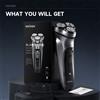 ENCHEN Blackstone rasoio rotante elettrico per uomo 3D Floating Blade lavabile Type-C USB ricaricabile barba da barba