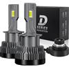 D SERIES 2PCS D2S D4S Faro A LED HID D1S D3S D8S Faro A LED D2R D4R Lampadina 30000LM Xenon Auto Luce Turbo Lampada Canbus 6000K Plug & Play