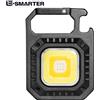 ESMARTER Outdoor Super Mini Portable LED torcia portachiavi ricaricabile Multi Light Source lampada con magnete apribottiglie torcia