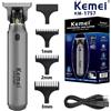 KEMEI Tagliacapelli Elettrico T9 Macchina per tagliare i capelli da uomo Trimmer inciso professionale Trimmer per testa a olio ricaricabile KM-1757