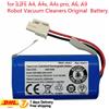 Aleaivy Batteria al litio originale 14.8V 2600mah per ILIFE A4 A4s V7 A6 V7s Plus Robot aspirapolvere INR18650 M26-4S1P batteria