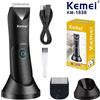 Kemei KM-1838 Area inguinale Tagliacapelli Tosaerba Lama in ceramica Impermeabile Wet Dry Clippers Pubico Ascelle Corpo Capelli Igiene Rasoio