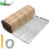 UXCELL 4mm 18sqft 40x420cm Fonoassorbente Auto Foglio di Alluminio Schiuma Smorzamento del Calore Pad Universale Tappetini Isolanti Acustici 1 Rotolo