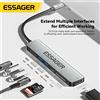 Essager Hub USB C Stazione dock per laptop compatibile da USB tipo C a HDMI per MacBook Pro Air M1 M2 Extender Adattatore USB 3.0 Splitter