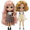 DBS ICY DBS Blyth Doll 1/6 bjd giocattolo corpo articolare bambola in pelle abbronzata 30 cm viso lucido per bambola personalizzata fai da te