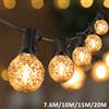 Grensk Impermeabile giardino festone LED luce esterna G40 1W ghiaccio diamante collegabile luci stringa ghirlanda catena luminosa decorazione di nozze