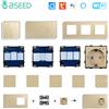 BSEED 1/2/3Gang WIFI Touch Switch Solo Parte Pannello di Vetro Smart Dimmer Tenda Interruttore Funzione Parte FAI DA TE EU Wifi Presa parti