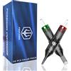 POSEIDON V2 PRO MAX 50PCS Aghi per cartucce per tatuaggi professionali misti Cartucce di sicurezza a membrana Ago per tatuaggio usa e getta