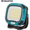 ESMARTER Torcia COB a luce forte Torcia ricaricabile USB Banca di potere esterna portatile Lampada da lavoro di emergenza per pesca da campeggio con gancio