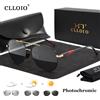 CLLOIO New Fashion Occhiali da sole fotocromatici in alluminio da uomo Occhiali da sole da guida polarizzati Camaleonte Antiriflesso Sport Oculos de sol