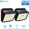 newstyle Lampada Solare da Parete con 158 LED, Luce di Sicurezza per Esterni con Sensore di Movimento, Impermeabile, 3 Modalità, Lampada da Giardino, Decorazione per Cortile e Garage