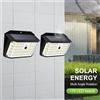 newstyle Luci esterne solari 176 LED Luci di inondazione con sensore di movimento ad energia solare IP65 Lampada da parete impermeabile a 3 modalità per portico esterno