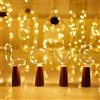 Feimefeiyou 1M 10Led Luci Della Stringa Solare Esterna Impermeabile Filo di Rame Bottiglia di Vino Fata Luce Della Lampada Decor Per Bottiglia di Fiore Decorazione di Cerimonia Nuziale