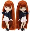 DBS ICY DBS Blyth Doll 1/6 bjd giocattolo 30 cm capelli castani rossi pelle bianca corpo articolare faccia opaca ragazza regalo ob24 bambola anime