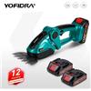 Yofidra Tagliasiepi Elettrico 2-in-1 20000rpm, Rasaerba Domestico, Forbici da Giardino, Utensile Elettrico per Erba Compatibile con Batteria Makita 18V