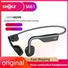 SHOKZ Originale SHOKZ OpenMove S661 Auricolare a conduzione ossea IP55 Auricolare wireless resistente all'acqua Bluetooth 5.1 Auricolari sportivi Open-Ear
