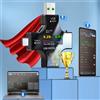 ATORCH ‌ Tester USB Tipo-C PD Misuratore di capacità digitale 8A Monitor di tensione e corrente Rilevatore di caricabatterie Power Bank con ricarica rapida QC3.0