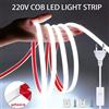 Mikenoon Strisce LED COB 220v Strisce LED 220v Nastro flessibile super luminoso Ribbion per la decorazione della casa della stanza