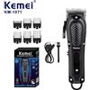Kemei KM-1071 Tagliacapelli elettrico UBS Ricaricabile Cordless Barba Trimmer Uomo Potente tagliacapelli elettrico Strumento di taglio
