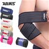 AOLIKES 1 pz basket badminton tennis gomito tutore caviglia supporto avvolgente elastico palestra sport gomito fasciatura fitness