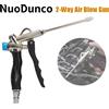 NuoDunco NunDunco Pistola ad aria compressa a 2 vie Soffiatore per polvere ad alta pressione portatile Strumento pneumatico per la pulizia della polvere di grado industriale Pistola per polvere a testa lunga