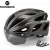 ROCKBROS Casco da bici EPS Casco di sicurezza da ciclismo leggero e traspirante modellato integralmente Uomo Donna Casco da bicicletta da strada MTB