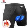 X-TIGER Pantaloncini intimo da ciclismo da uomo X-TIGER pantaloncini da ciclismo MTB imbottiti in Gel 5D impugnature antiscivolo per gambe intimo da ciclismo in rete traspirante