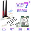 fenvi WiFi 7 Per BE200 Scheda di Rete Wireless Bluetooth 5.4 WiFi BE200NGW NGFF Adattatore 802.11AX 2.4G/5G/6GHz per Win10/11 PC