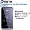 Asia-Teco 1000 utenti NFC Tastiera di controllo accessi Touch screen retroilluminato impermeabile 125Khz + 13.56Mhz RFID Scheda di prossimità Password Sblocco Lettore